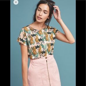 Anthro Zip-front Pencil Skirt